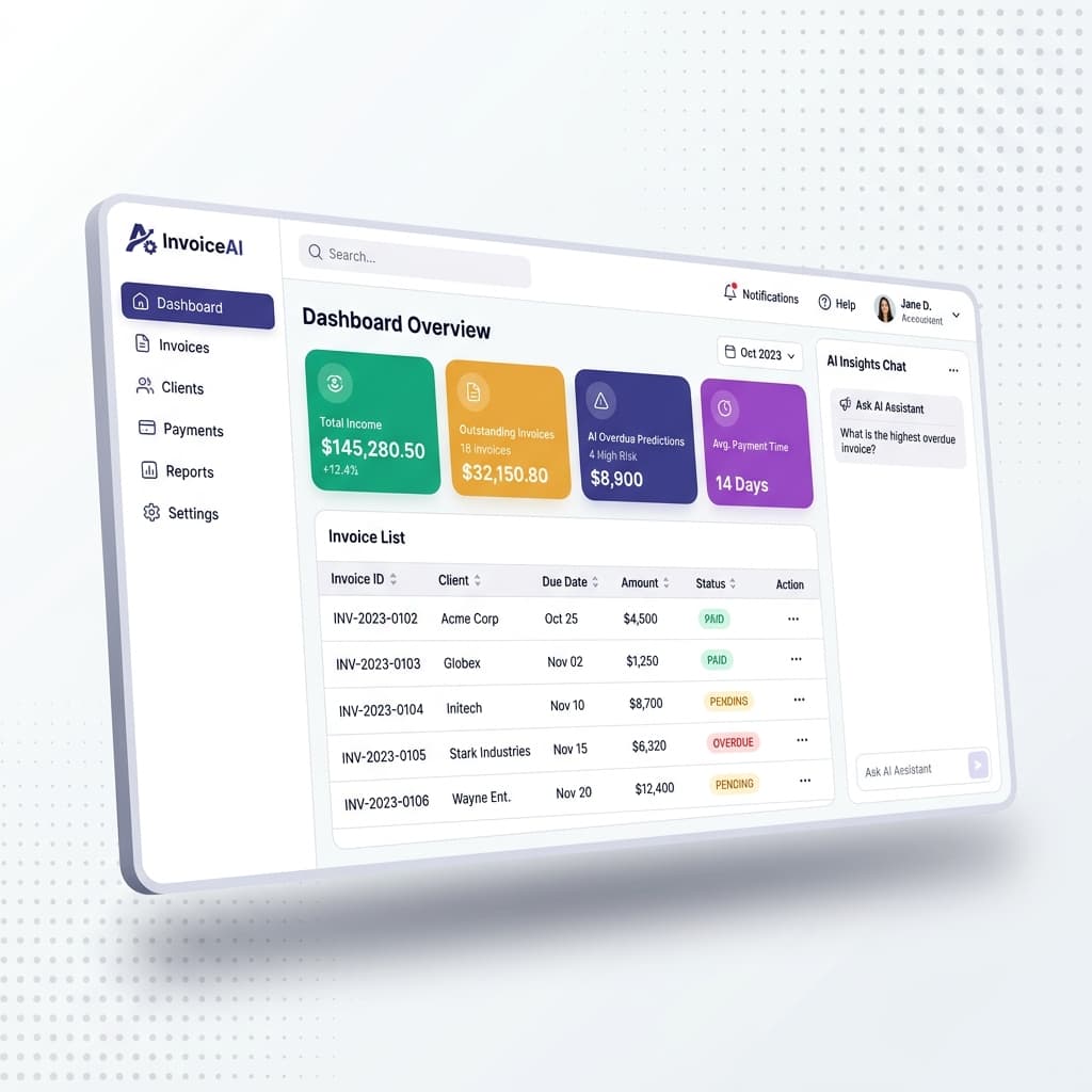InvoiceIQ Dashboard